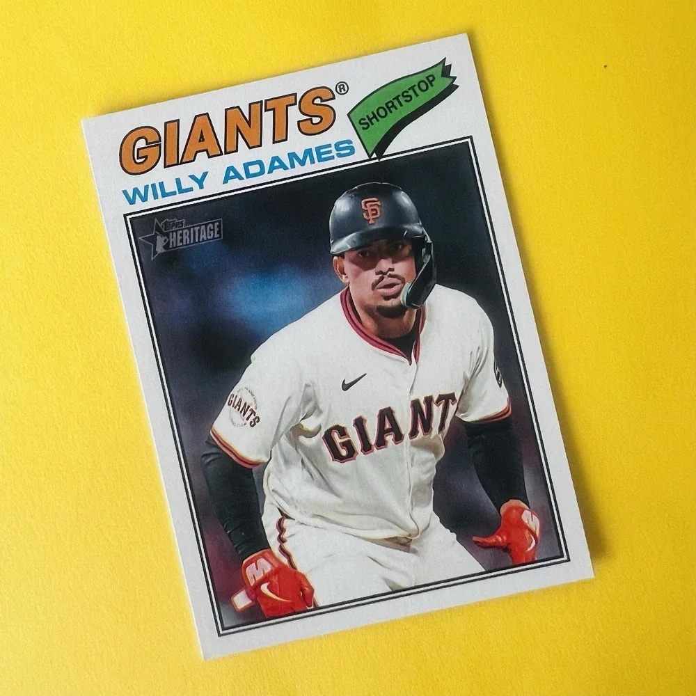2026 Topps Heritage‎ Baseball Willy Adames #327 San Francisco Giants Base